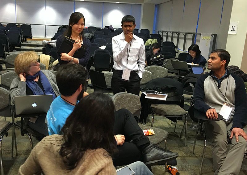 Hackathon group workshopping