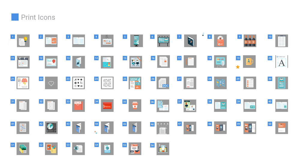 Example Icons - Detail View