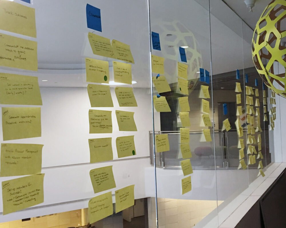 Sharing concepts via Post-its